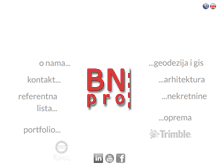 Tablet Screenshot of bnpro.ba